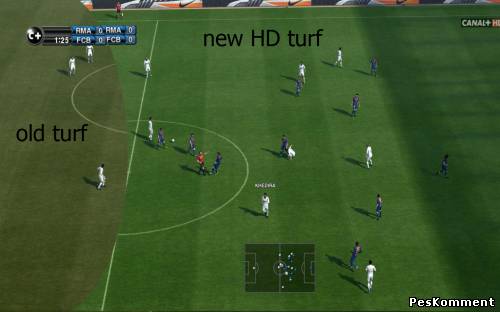 PES 2012 Old Trafford stadium HD Turfs by Dr. Hany
