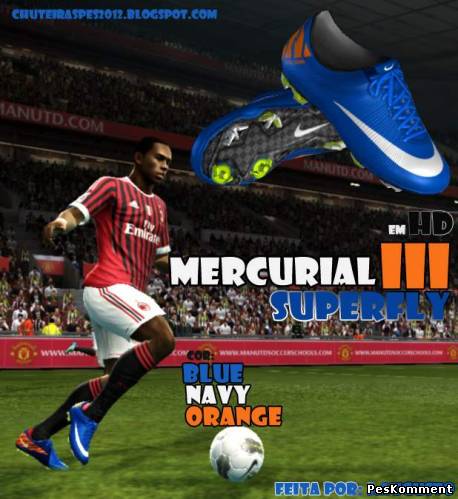 Mercurial Superfly III – Blue, Navy, Orange by José Augusto