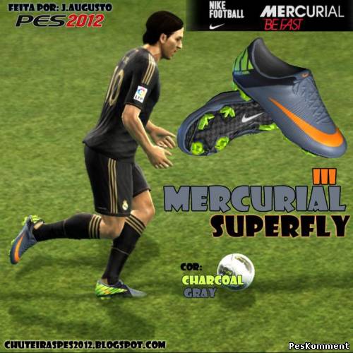 Mercurial Superfly III – Charcoal, Gray, Orange by José Augusto