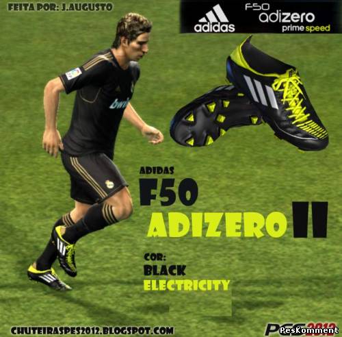 Adidas F50 adizero II – Black, White, Electricity by José Augusto