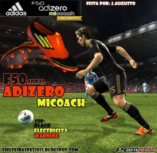 F50 Adizero miCoach – Black, Electricity, Warning by José Augusto