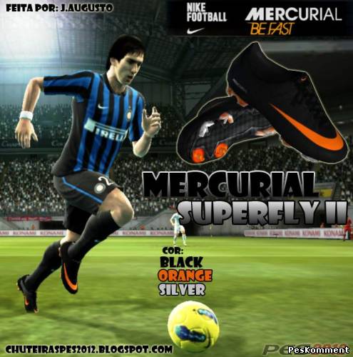 Mercurial Vapor Superfly II – Black, Orange, Silver by José Augusto