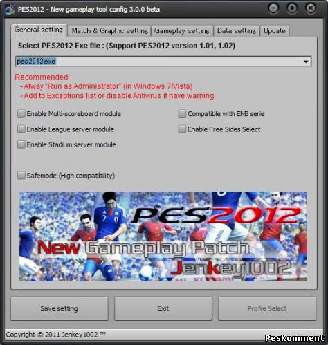 Gameplay tool : 3.00 - Compatible Offical Patch 1.02 (11/09)