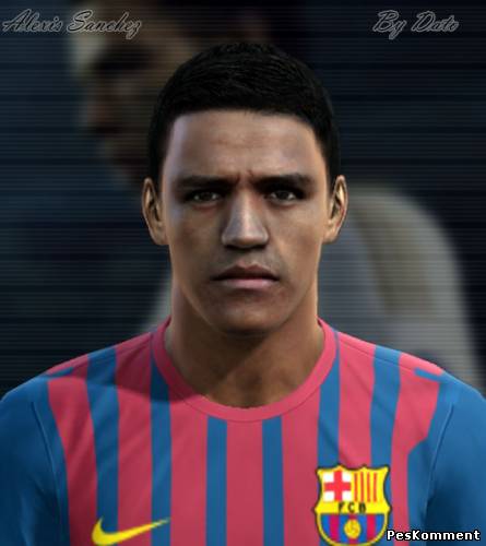 Alexis Sanchez Face by Dato