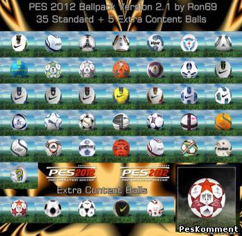 PES 2012 Ballpack Version 2.1 by Ron69