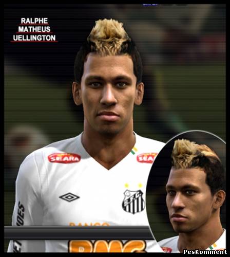 Face de Neymar Júnior - Santos