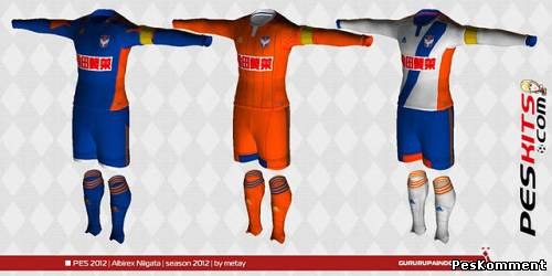 PES 2012 Kits Albirex Niigata 2012 by Metay