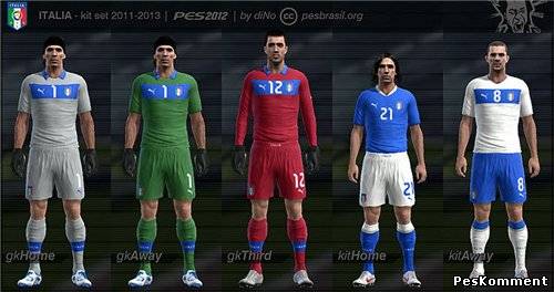 Форма сборной Italy 12-13 для PES 2012