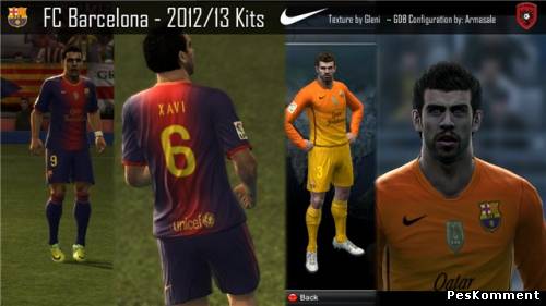 FC Barcelona 2012/13 Kits
