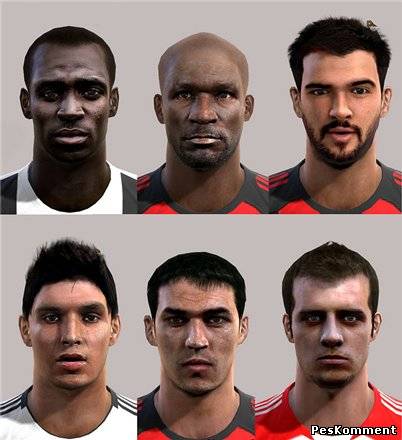 Facepack от Hamit_AksLn для PES 2012