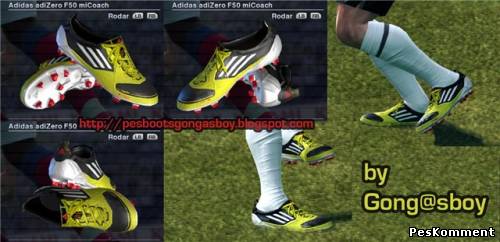 Adizero micoach Black-White-yellow