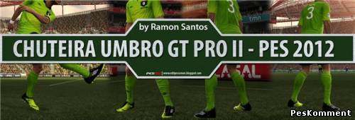 Chuteira Umbro GT PRO II Green and Black