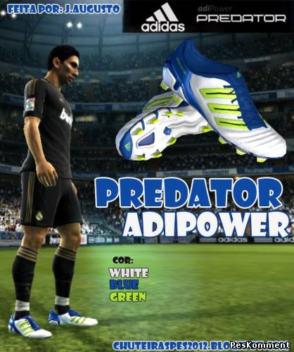 Predator adiPower White, Blue, Green