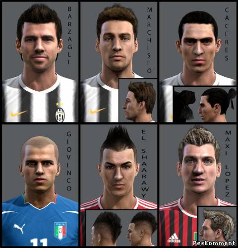 Mini Serie A Facepack