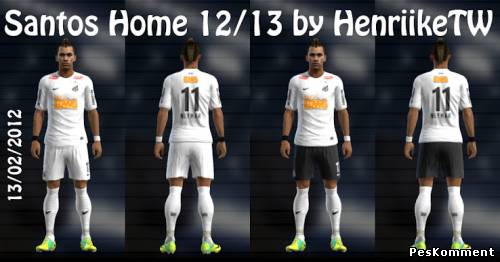 Santos 12-13 Home Kit by HenriikeTW