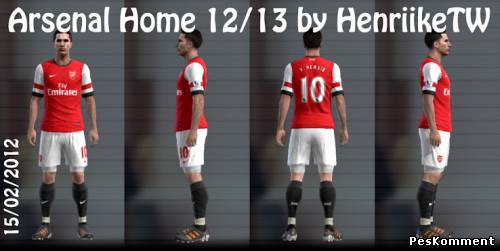 Arsenal 12-13 Home Kit by HenriikeTW