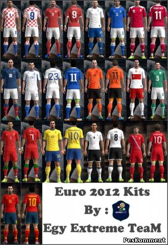 EURO 2012 Kits For Pes12