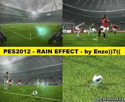 Эффект дождя для PES 2012