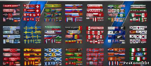 42 флага национальных сборных