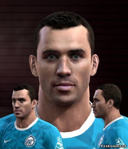 Лицо Александра Кержакова для PES 2012