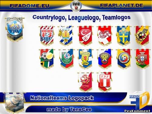 FIFA 12 ЛОГОТИПЫ НАЦИОНАЛЬНЫХ СБОРНЫХ