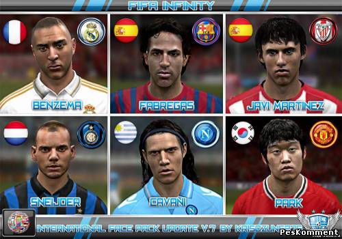 FIFA 12 - International Face Pack Update V.7