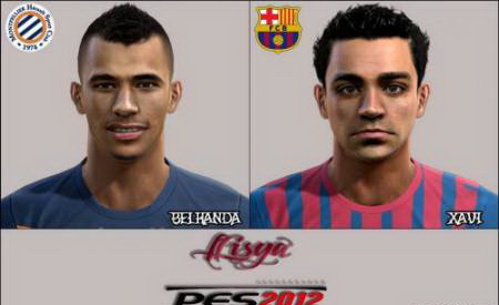 Xavi & Belhanda faces