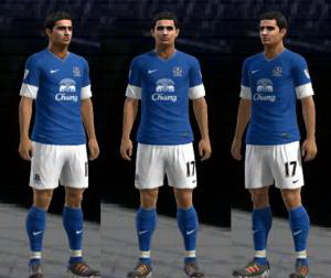 Kit Home Everton FC 12/13