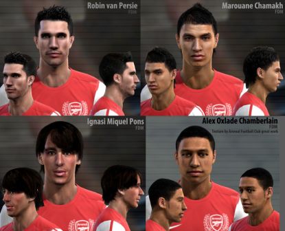 Arsenal Facepack Vol.1