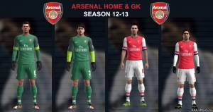 Arsenal Home & GK Season 12-13