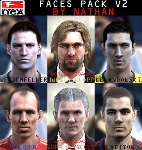 Faces Pack Bundesliga v2