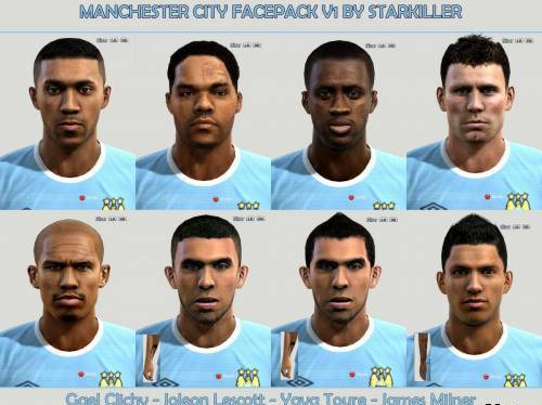 Manchester City Facepack