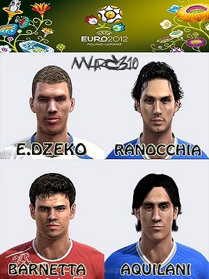 Euro 2012 Faces Pack
