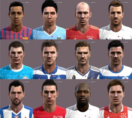 Лица для PES 2012(разные лица игроков зарубежных чемпионатов)