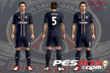 Kit Home PSG 2012/13 Techfit