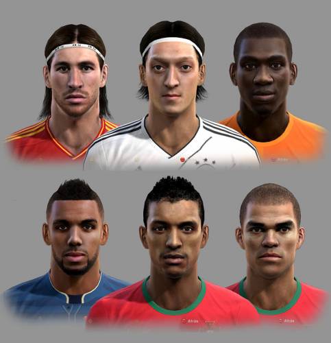 PES 2012 "EURO 2012 Facepack by Teiker17"