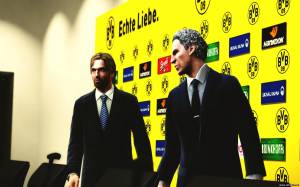Borussia Dortmund Press Conference Backboard