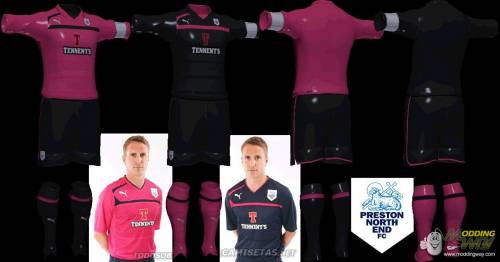 Preston North End 12-13 Kits