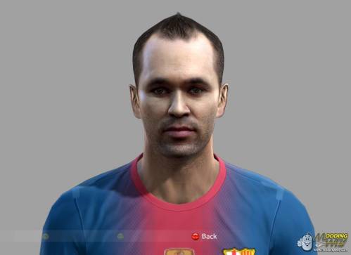 Andres Iniesta Face