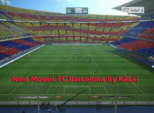 New mosaic for FC Barcelona in PES 2012