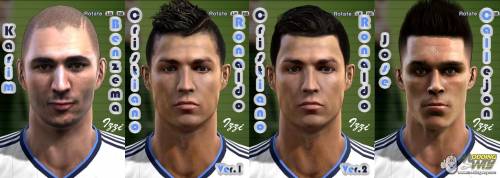 Real Madrid Faces Pack