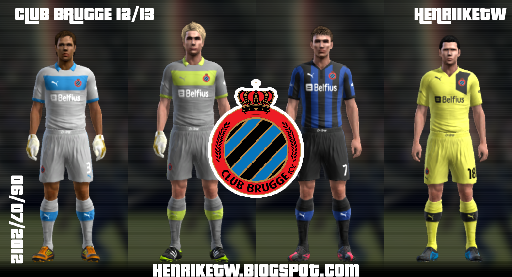 Club Brugge 12/13 GDB Kits