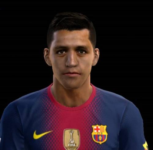Alexis Sanchez Face