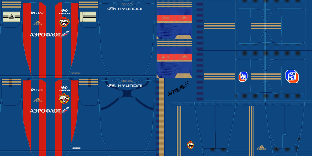 Новая форма ЦСКА для PES 2012