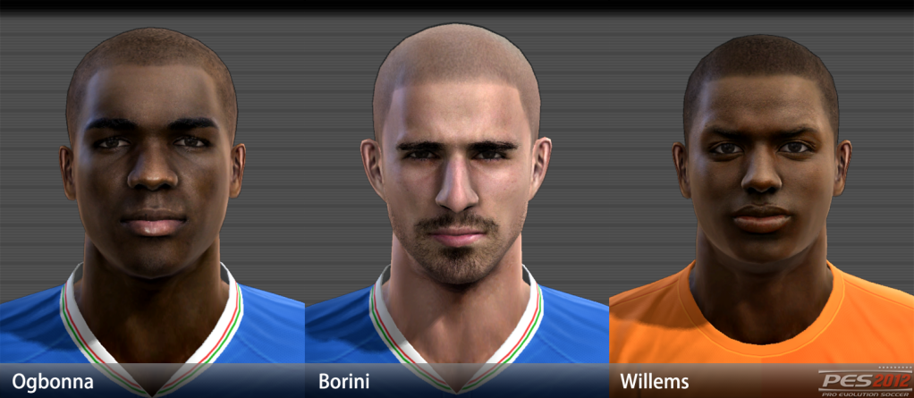 Euro 2012 Faces Pack #1