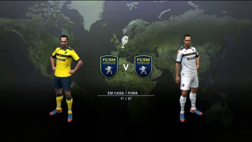 Sochaux 12/13 Home and Away Kits