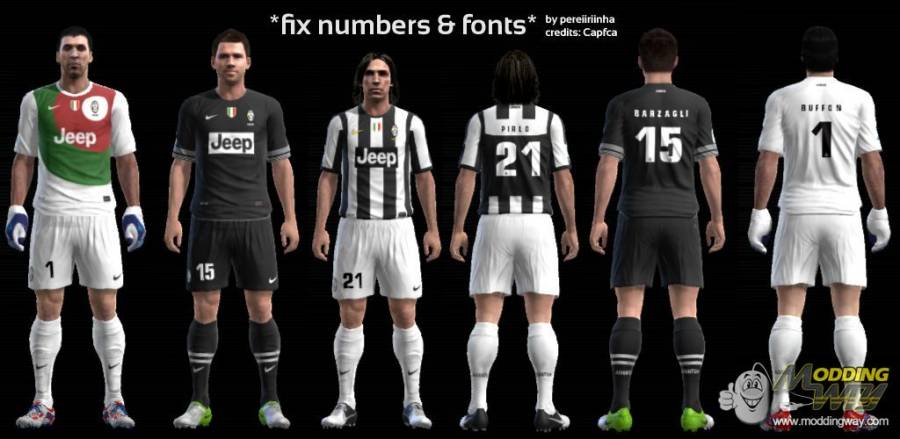 Juventus 12/13 GDB folder for PES 2012