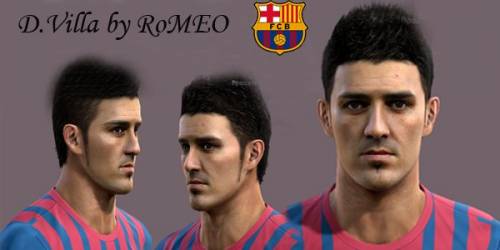 David Villa Face