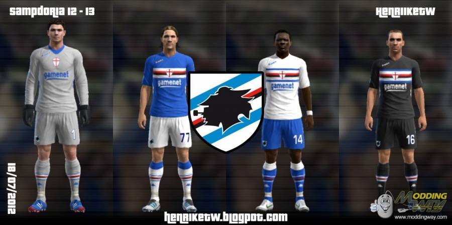 Sampdoria 12/13 GDB Kits