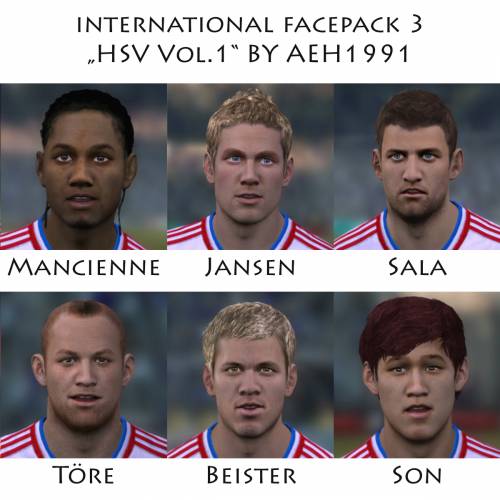 Hamburger SV Faces Pack